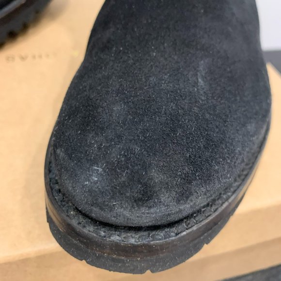 Ortigni (Firenze) Black Suede Chelsea Boots - Picture 10 of 13